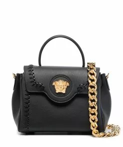 Versace La Medusa leather tote bag
