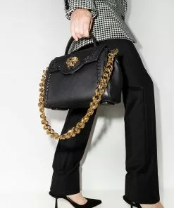 Versace La Medusa leather tote bag