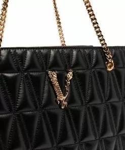 Versace Virtus quilted tote bag 10 Versace Virtus quilted tote bag