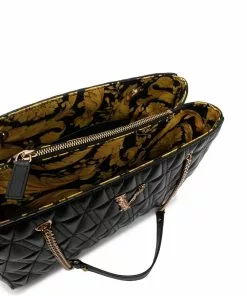 Versace Virtus quilted tote bag 11 Versace Virtus quilted tote bag