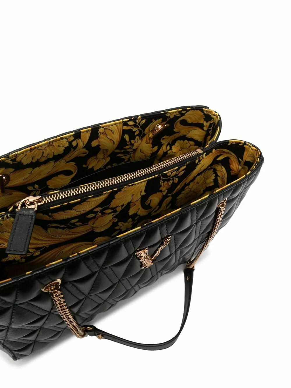 Versace Virtus quilted tote bag 7 Versace Virtus quilted tote bag