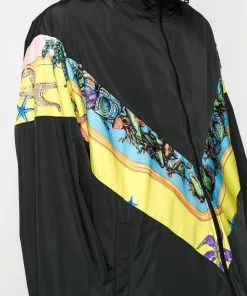 Versace baroque-print track jacket