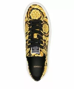 Versace Greca Barocco print low-top sneakers