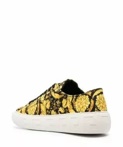 Versace Greca Barocco print low-top sneakers