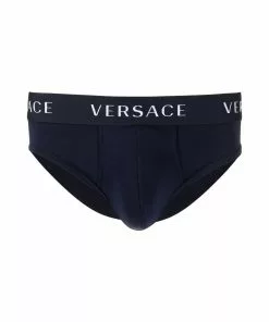 Versace logo-waistband boxer briefs