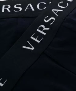 Versace logo-waistband boxer briefs