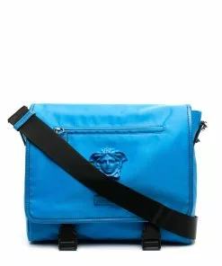 Versace Medusa-plaque satchel bag