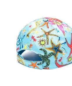 Versace starfish print cap