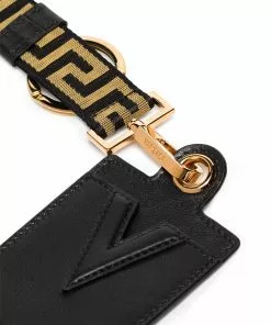 Versace V Greca strap cardholder