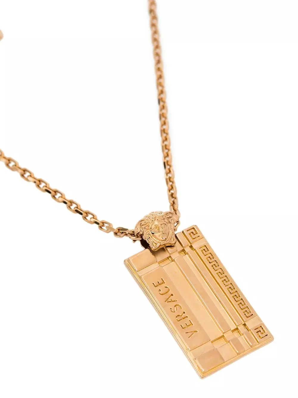 Versace Logo dog tag necklace 5 Versace logo dog tag necklace