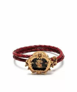 Versace Jaq braided bracelet