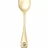 Versace Medusa gilded dessert spoon