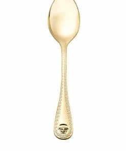 Versace Medusa gilded dessert spoon