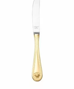 Versace Medusa gilded dinner knife