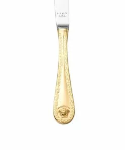 Versace Medusa gilded dinner knife