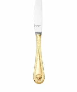Versace Medusa gilded dessert knife