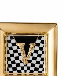 Versace Virtus checkerboard dish