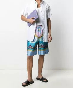 Versace Trésor de la Mer knee-length shorts