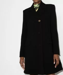 Versace double-breasted wool coat