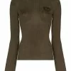 Versace La Greca ribbed jumper
