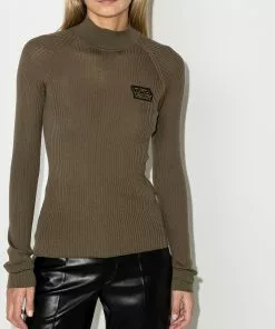 Versace La Greca ribbed jumper