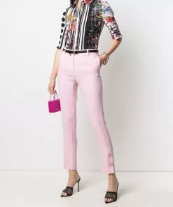 Versace Trésor de la Mer pleated blouse