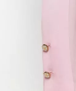 Versace button-embellished skinny trousers