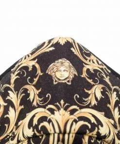 Versace Barocco print face mask 7 Versace Barocco-print face mask