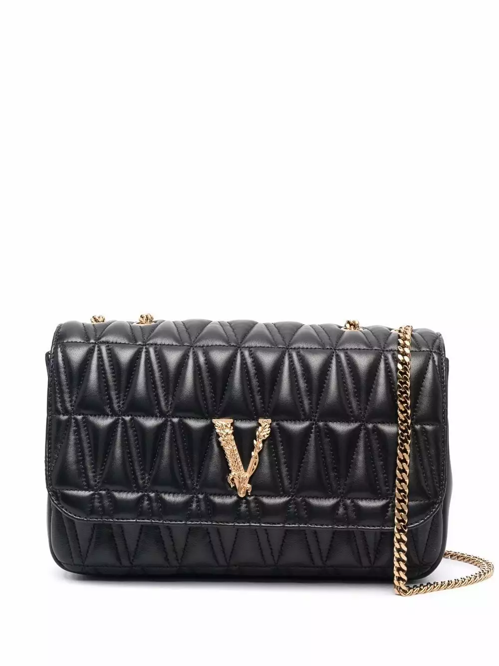 Versace Virtus quilted shoulder bag 3 Versace Virtus quilted shoulder bag