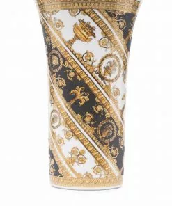 Versace barocco-print vase