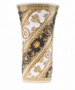 Versace barocco-print vase