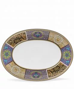 Versace Barocco Mosaic oval plate