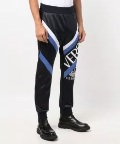 Versace logo-print track pants