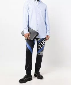 Versace logo-print track pants