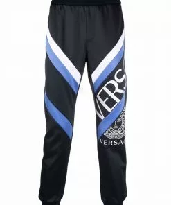 Versace logo-print track pants