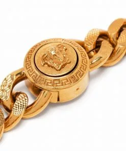 Versace Medusa clasp curb chain bracelet 7 Versace Medusa clasp curb chain bracelet