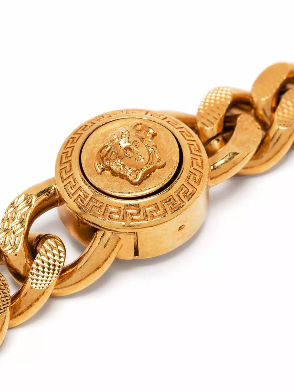 Versace Medusa clasp curb chain bracelet 5 Versace Medusa clasp curb chain bracelet