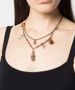 Versace charm-detail necklace