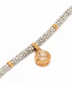 Versace crystal-embellished Medusa bracelet