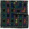Versace Greca Neon print scarf 2 Versace Greca Neon-print scarf
