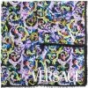 Versace Graphic print fringed edge silk scarf 2 Versace graphic-print fringed-edge silk scarf