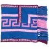Versace Greca-pattern fringed-detail scarf