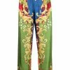Versace baroque-pattern print trousers