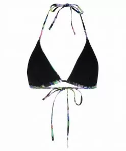 Versace Baroccoflage print triangle bikini