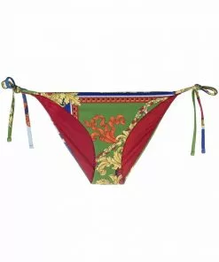 Versace Medusa Renaissance-print bikini bottoms