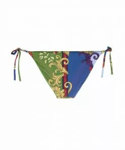 Versace Medusa Renaissance-print bikini bottoms