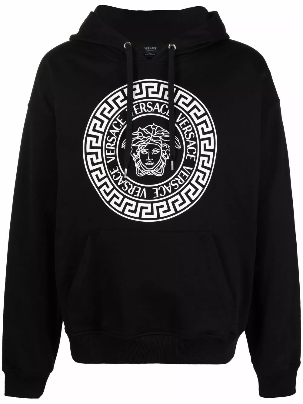 Versace Medusa logo print relaxed hoodie 3 Versace Medusa logo-print relaxed hoodie