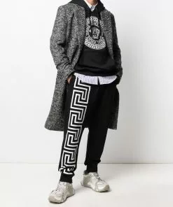 Versace Medusa logo print relaxed hoodie 8 Versace Medusa logo-print relaxed hoodie