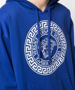 Versace Medusa logo-print hoodie