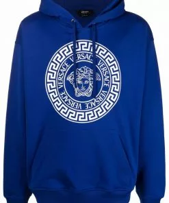 Versace Medusa logo-print hoodie